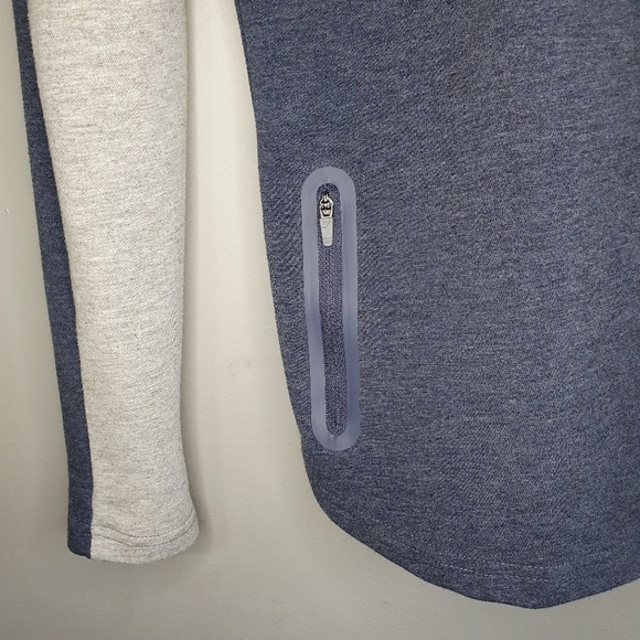 GYMSHARK Impulse Zip Hoodie Blue/Gray Women's Size S - Picture 5 of 10